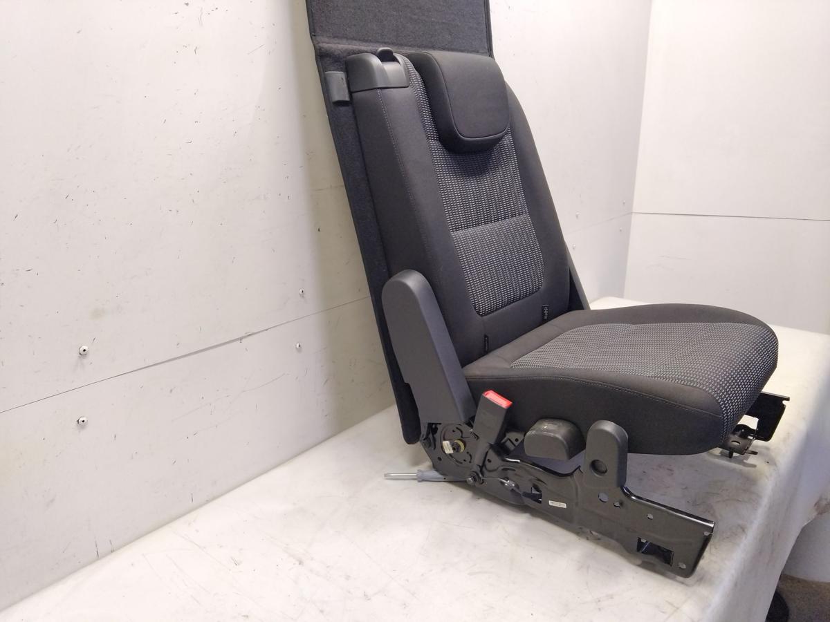 Seat Alhambra 7N R&uuml;cksitz Einzelsitz Kofferraum rechts Stoff titanschwarz Bj.2015