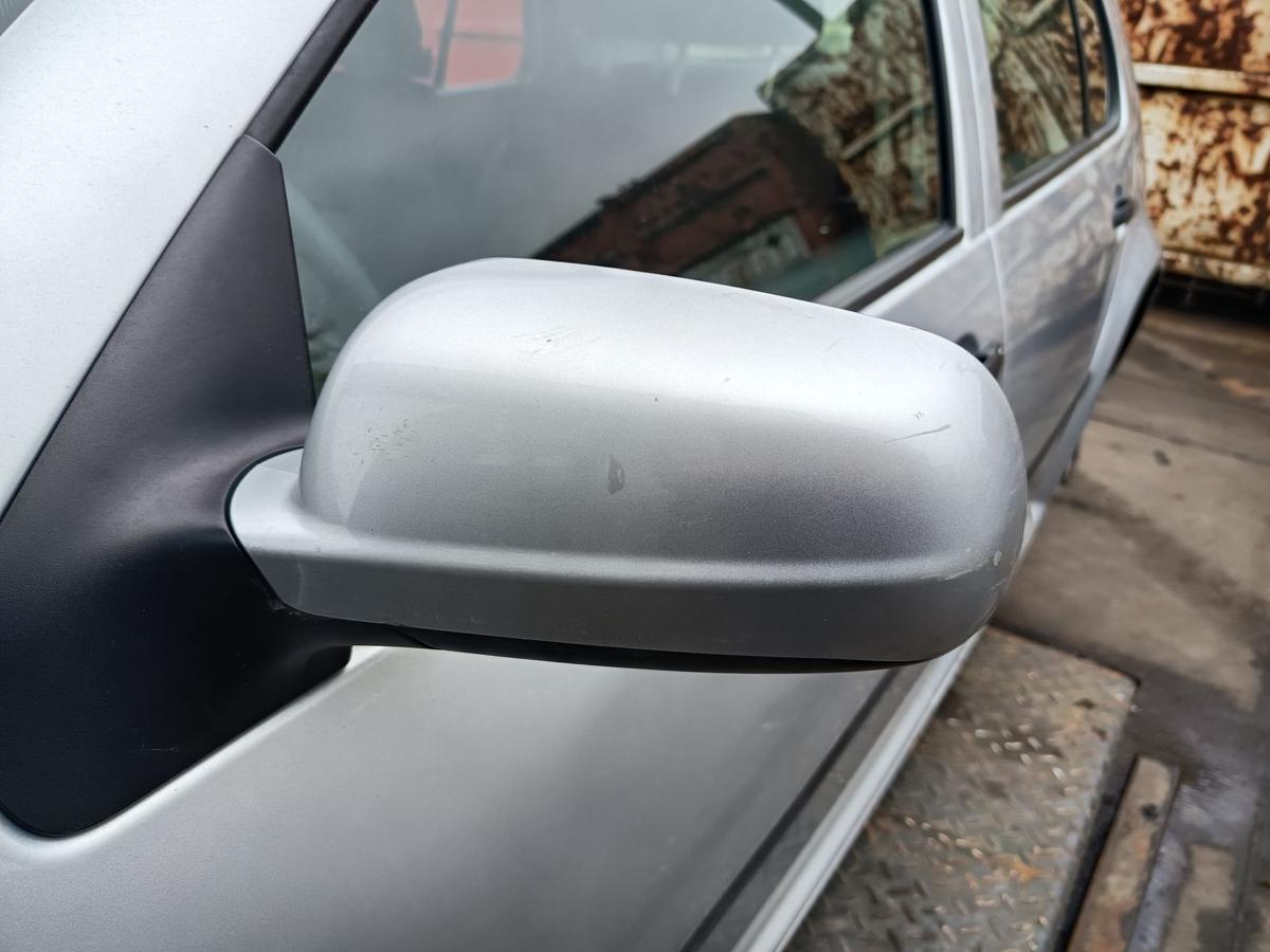VW Golf IV original Au&szlig;enspiegel links elektrisch LA7W Reflexsilber Bj 2002