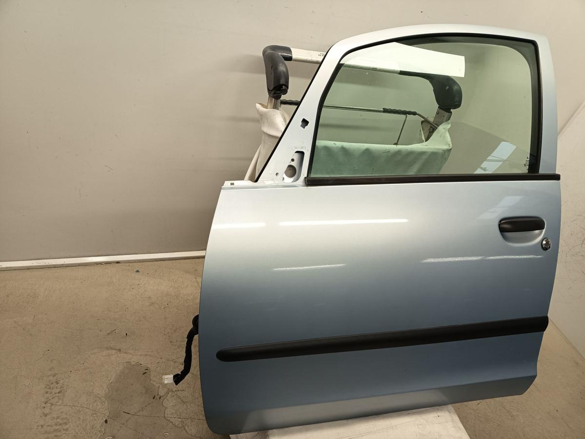 Mitsubishi Colt VI Z30 original Tür vorn links Fahrer T42 Aquablau Bj 2005