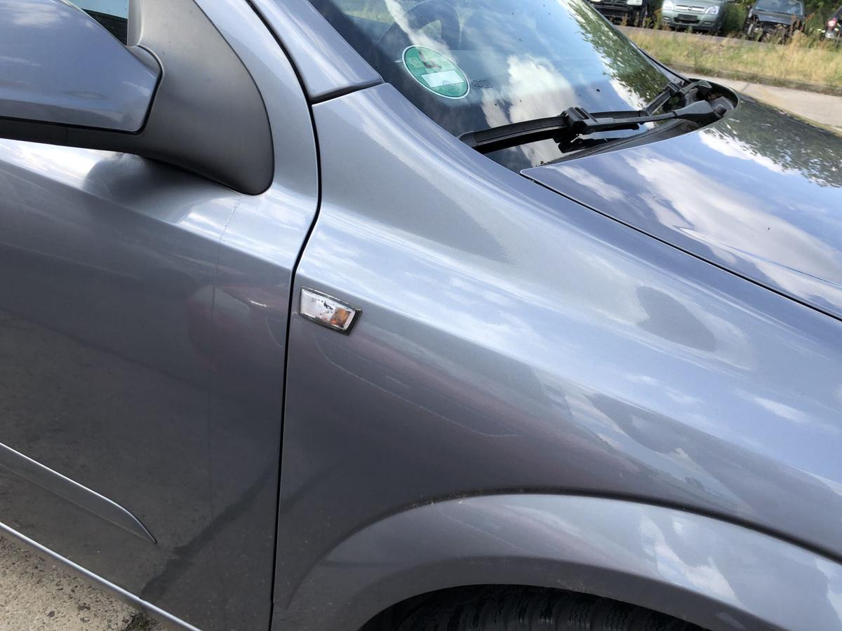 Opel Astra H Kotfl&uuml;gel vorn rechts Beifahrerseite Seitenwand 3KU Moonland Met