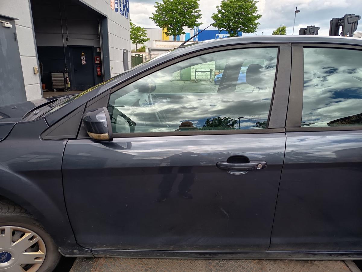 Ford Focus DA3 original T&uuml;r vorn links Fahrer Rohbau Indianapolisblau Bj 2009