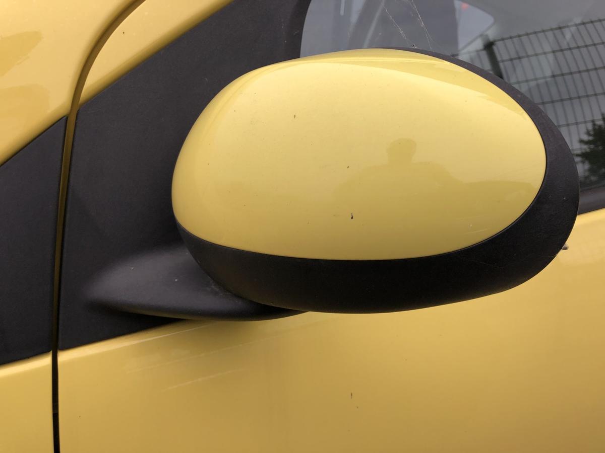 Peugeot 107 Typ P Au&szlig;enspiegel links R&uuml;ckspiegel manuell KBL Citrus Gelb