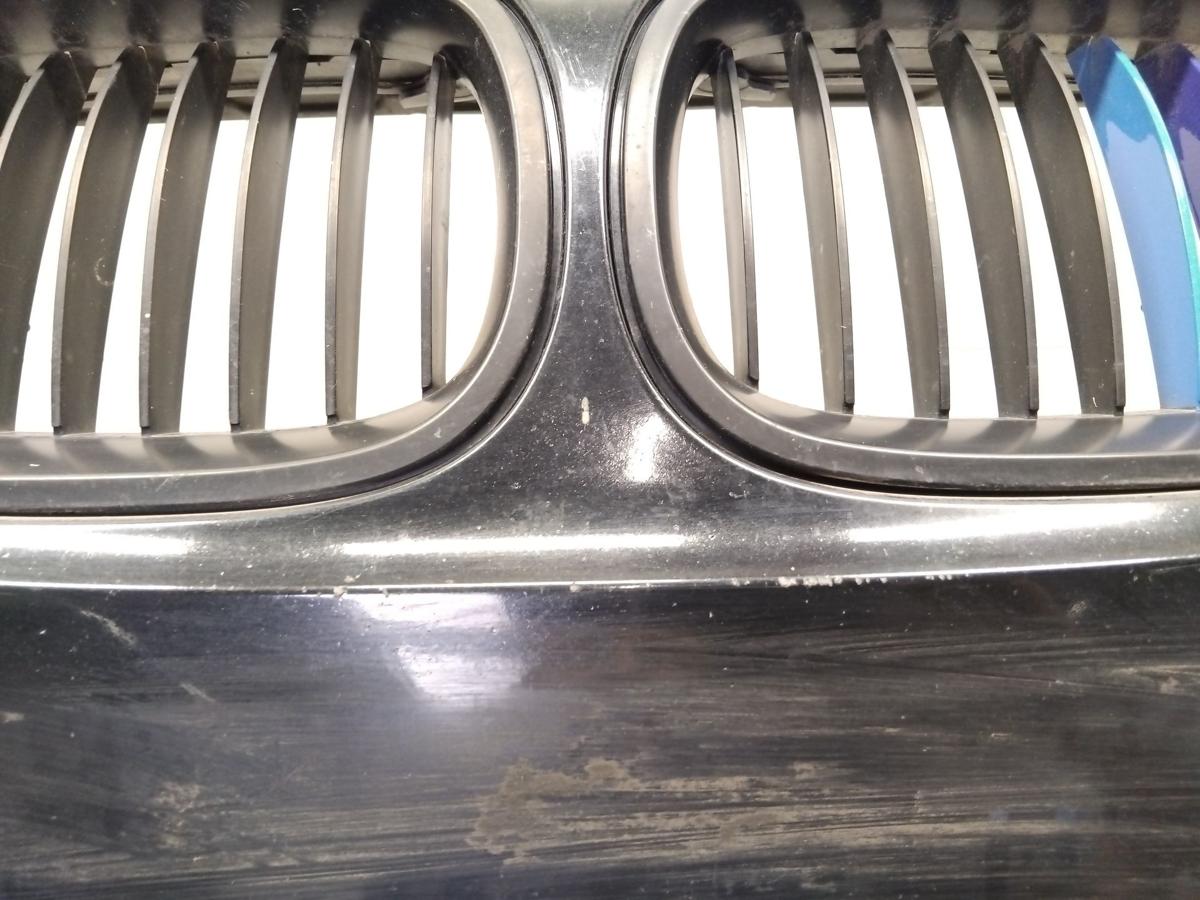 BMW 5er E60 E61 orig Sto&szlig;f&auml;nger Sto&szlig;stange vorn SRA PDC BJ2005 475 Blacksapphire
