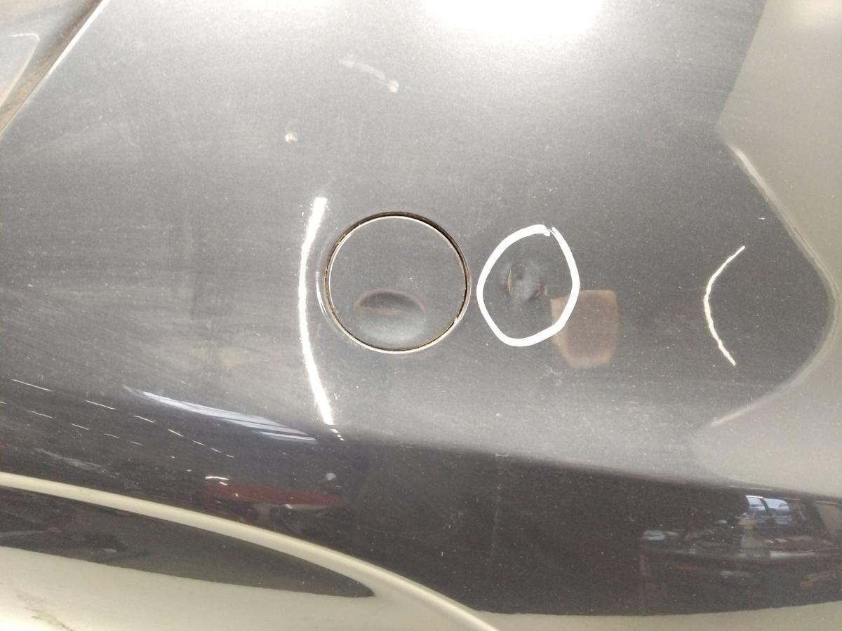 Opel Corsa D original Sto&szlig;f&auml;nger Sto&szlig;stange hinten 3-T&uuml;rer metroblau Z168 BJ2009