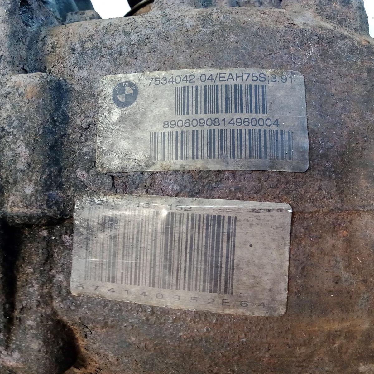 BMW 630i E63 E64 Differential Hinterachsgetriebe 3.91 Teilespender Bj.2006