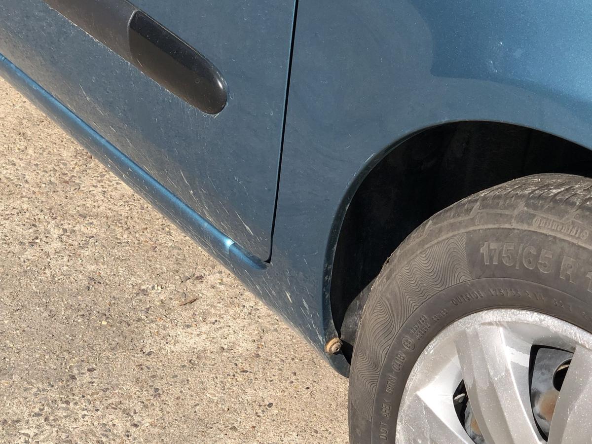 Renault Clio 2 Campus Kotfl&uuml;gel vorn rechts Beifahrerseite TEF47 Blau Cyclade