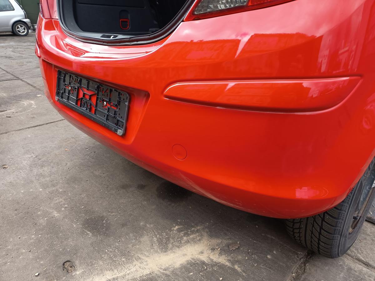 Opel Corsa D original Sto&szlig;stange hinten Z547 Magmarot 3 T&uuml;rer Baujahr 2009