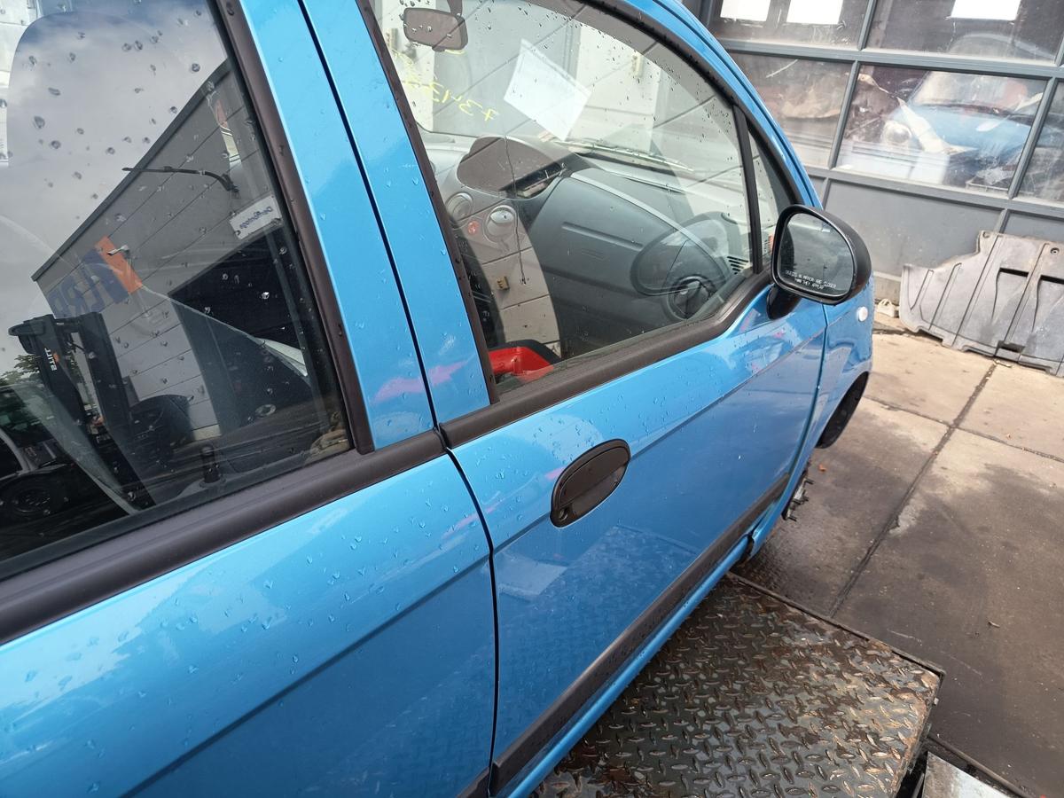 Chevrolet Matiz M200 orig Tür vorn rechts Beifahrerseite 12U Ocean Blue Bj 2008