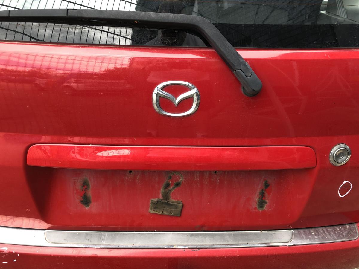 Mazda Demio DW Heckklappe mit Heckscheibe Heckdeckel A3E Classic Red