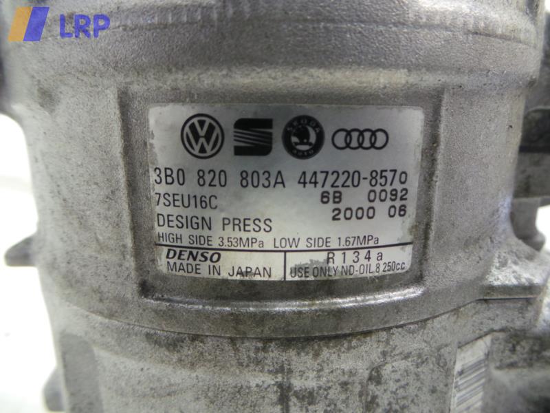 VW Passat 3BG Klimakompressor 4472208570 DENSO BJ2001