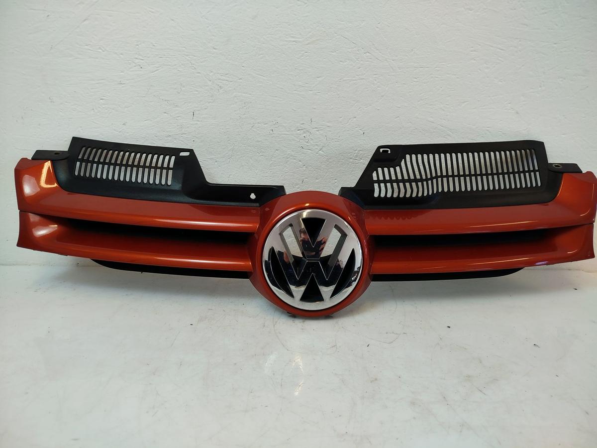 VW Golf V 5 1K Grill Kühlergrill Frontgrill mit Logo LA2W Copper Orange Met