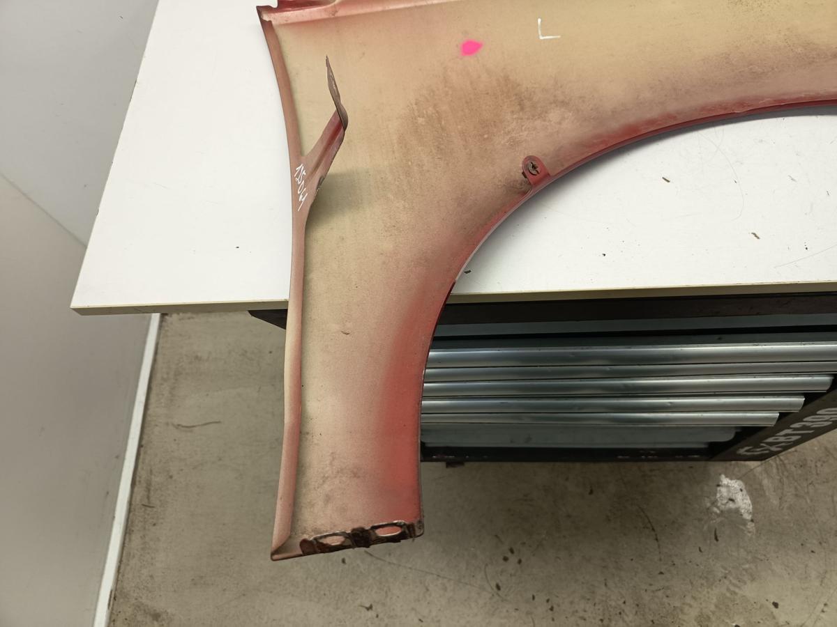 VW Polo 9N3 original Kotfl&uuml;gel vorn links copperorangemet. LA2W BJ2006