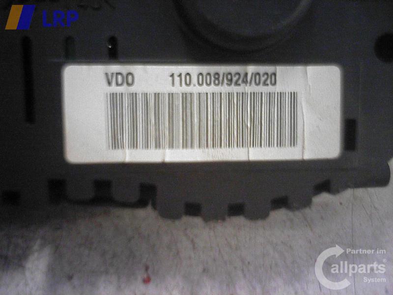 Seat Cordoba Vario Tacho Kombiinstrument 6K0920850M 110008924020 VDO BJ2000