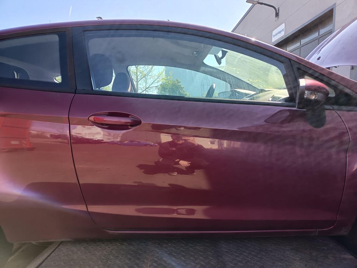 Ford Fiesta MK7 original T&uuml;r rechts Hot Magenta vor Facelift Baujahr 2009