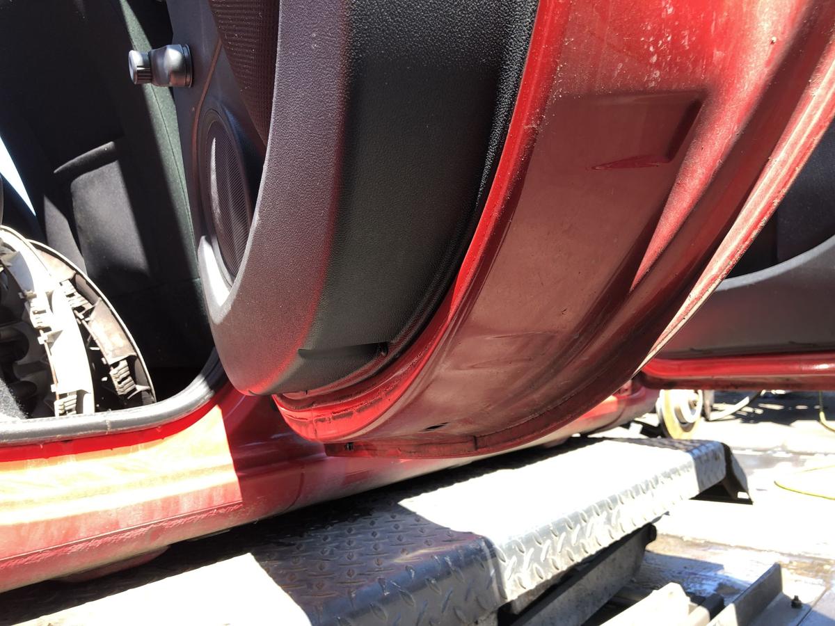 Renault Clio III Grandtour original Tür hinten rechts Fond 727 Spanischrot Bj 08