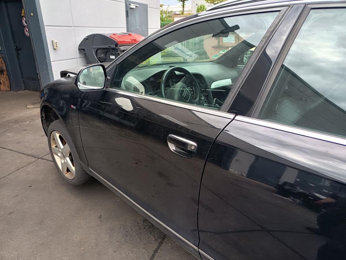 Audi A6 4F Quattro S-Line orig Tür vorn links Fahrerseite Ly9B Brilliantschwarz met. Bj 2010