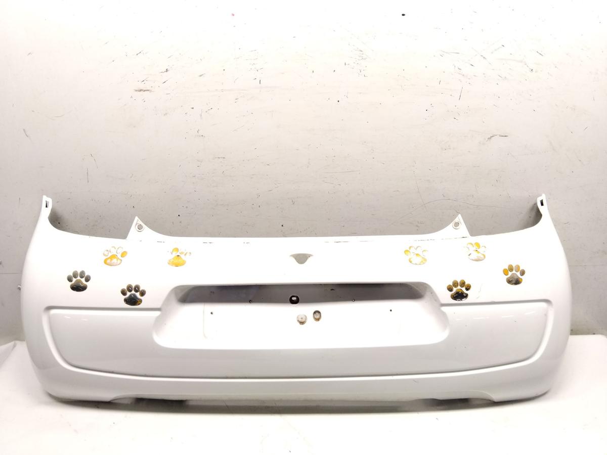 Citroen C1 II original Sto&szlig;f&auml;nger Sto&szlig;stange hinten KWD Lipizzan White BJ2014