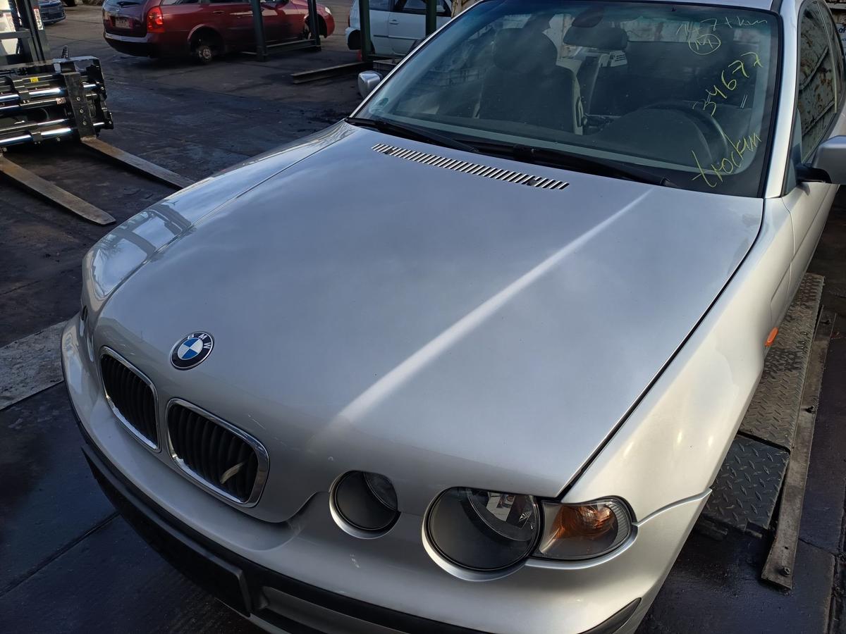 BMW 3er E46 original Motorhaube Klappe/Deckel vorn/Front 354 Titansilber Bj 2002