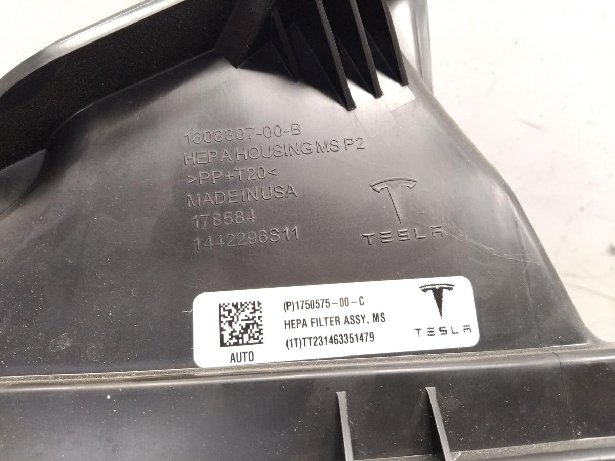 Tesla Model S Facelift original Innenraum-Filtergehäuse Pollenfilter Bj.2023