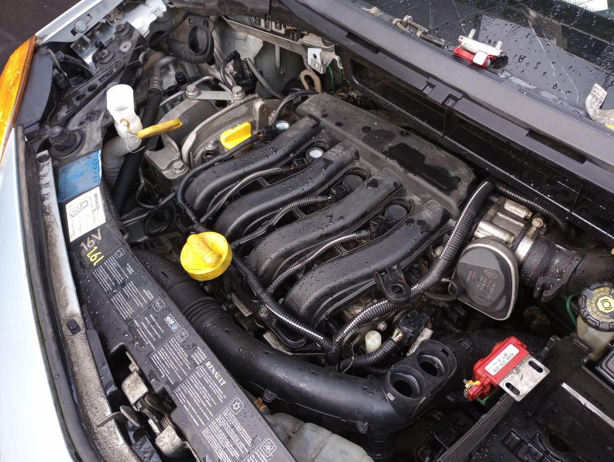 Renault Modus orig geprüfter Motor ohne Anbauteile K4M794 1.6l 65kW Benzin Bj 04
