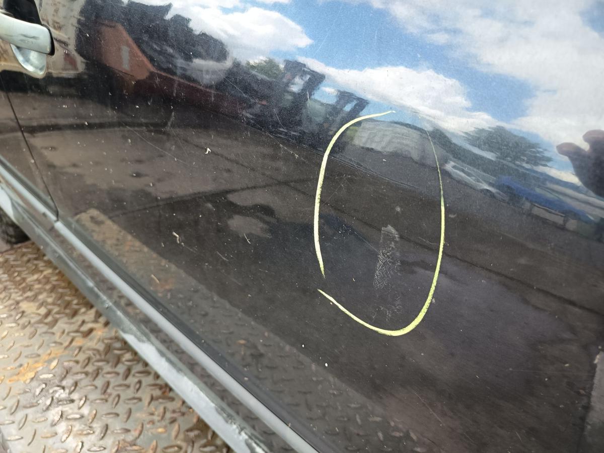 Skoda Fabia 6Y original T&uuml;r vorn rechts Beifahrer Rohbau F9R Black Magic Bj 2004