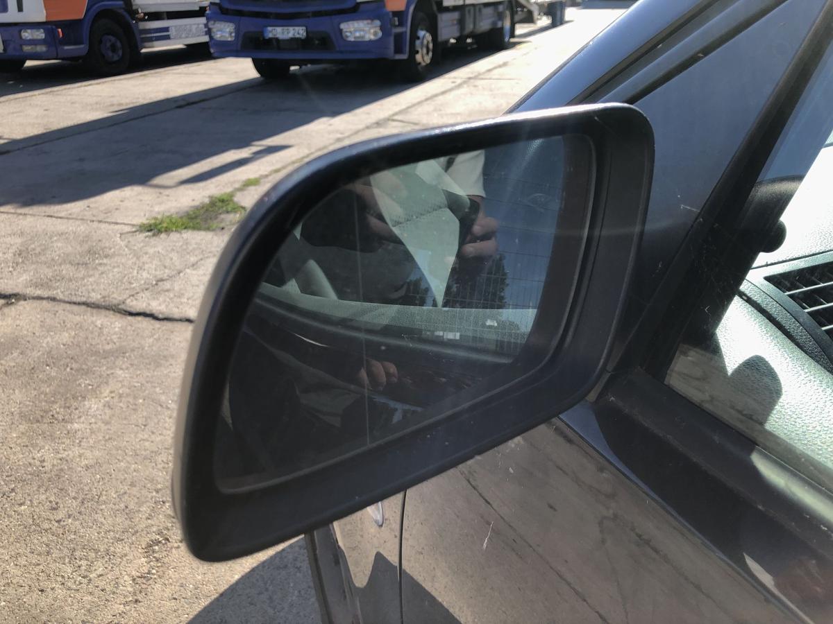 VW Polo 9N 9N1 Außenspiegel links Spiegel manuell unlackiert Seitenspiegel