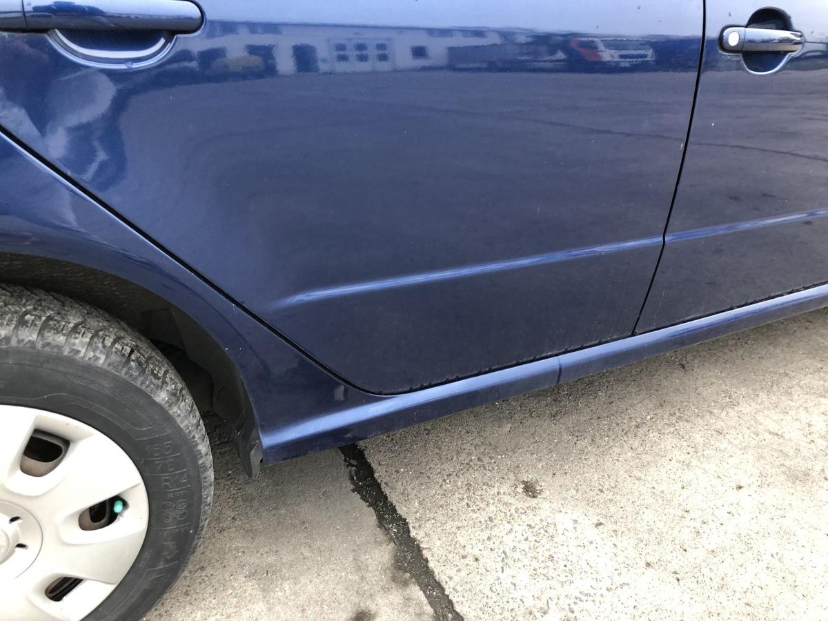 Skoda Fabia 6Y Combi T&uuml;r hinten rechts Fondt&uuml;r im Rohbau LF5Q Storm Blau