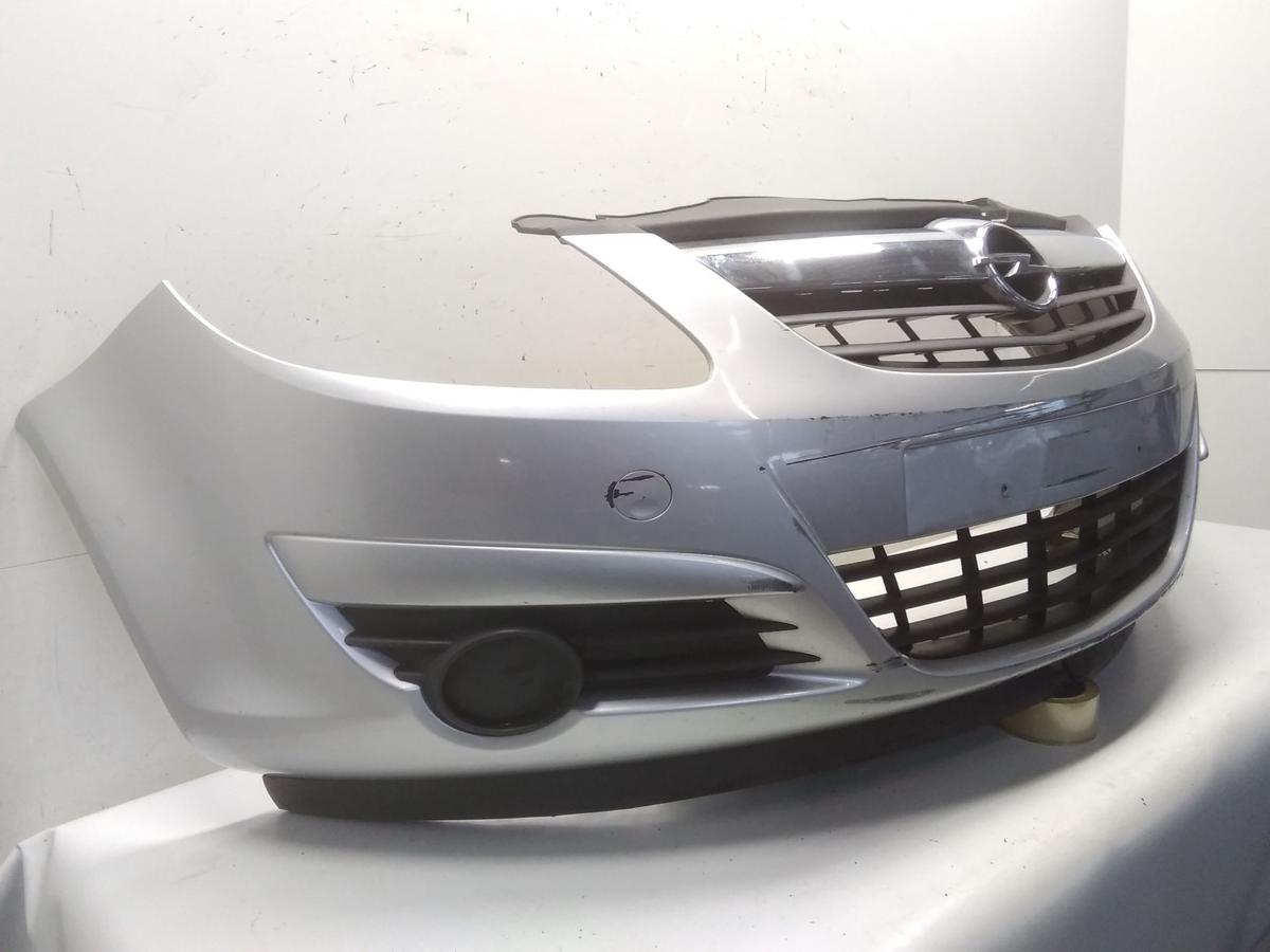Opel Corsa D original Stoßfänger Stoßstange vorn starsilber III Z157 BJ2008