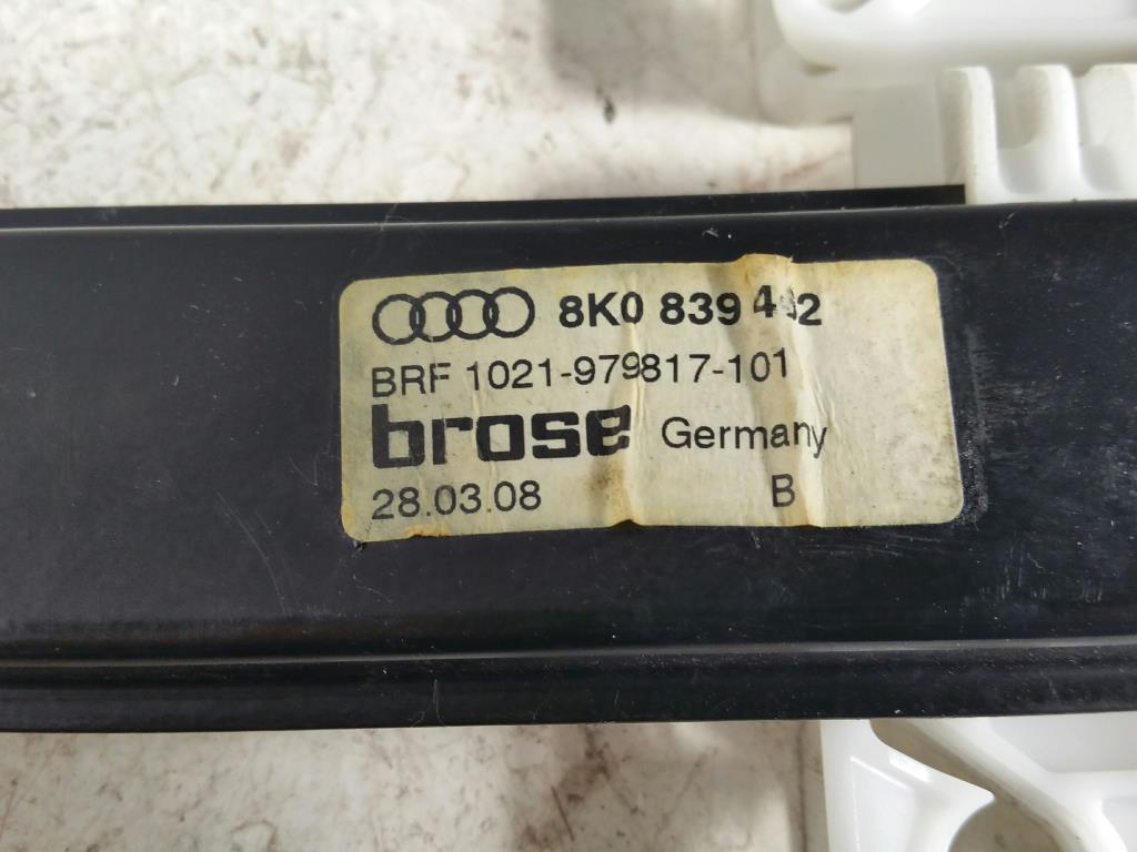 Audi A4 8K B8 Bj.09 orig. Fensterhebermechanik hinten rechts 8K0839462