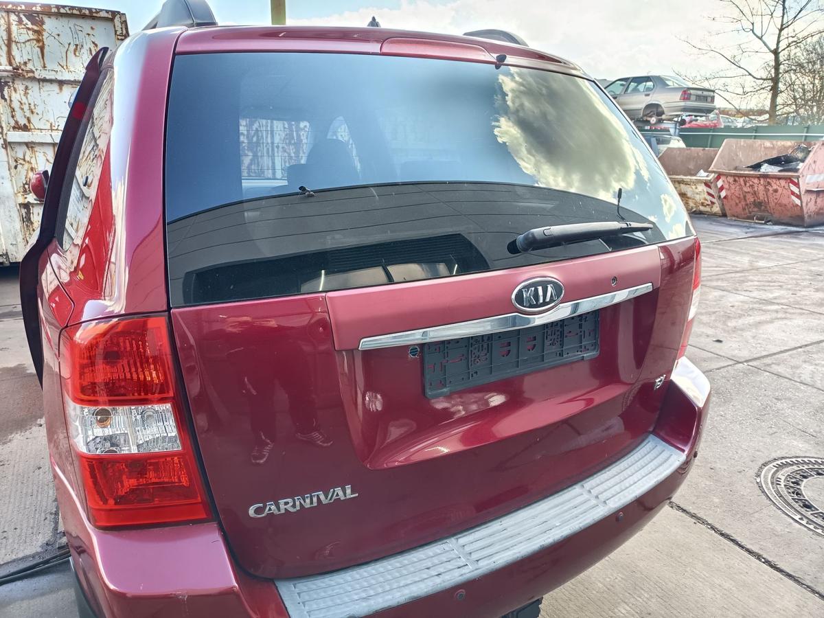 Kia Carnival III original Heckklappe mit Scheibe R9 Rubinrot Bj 2006