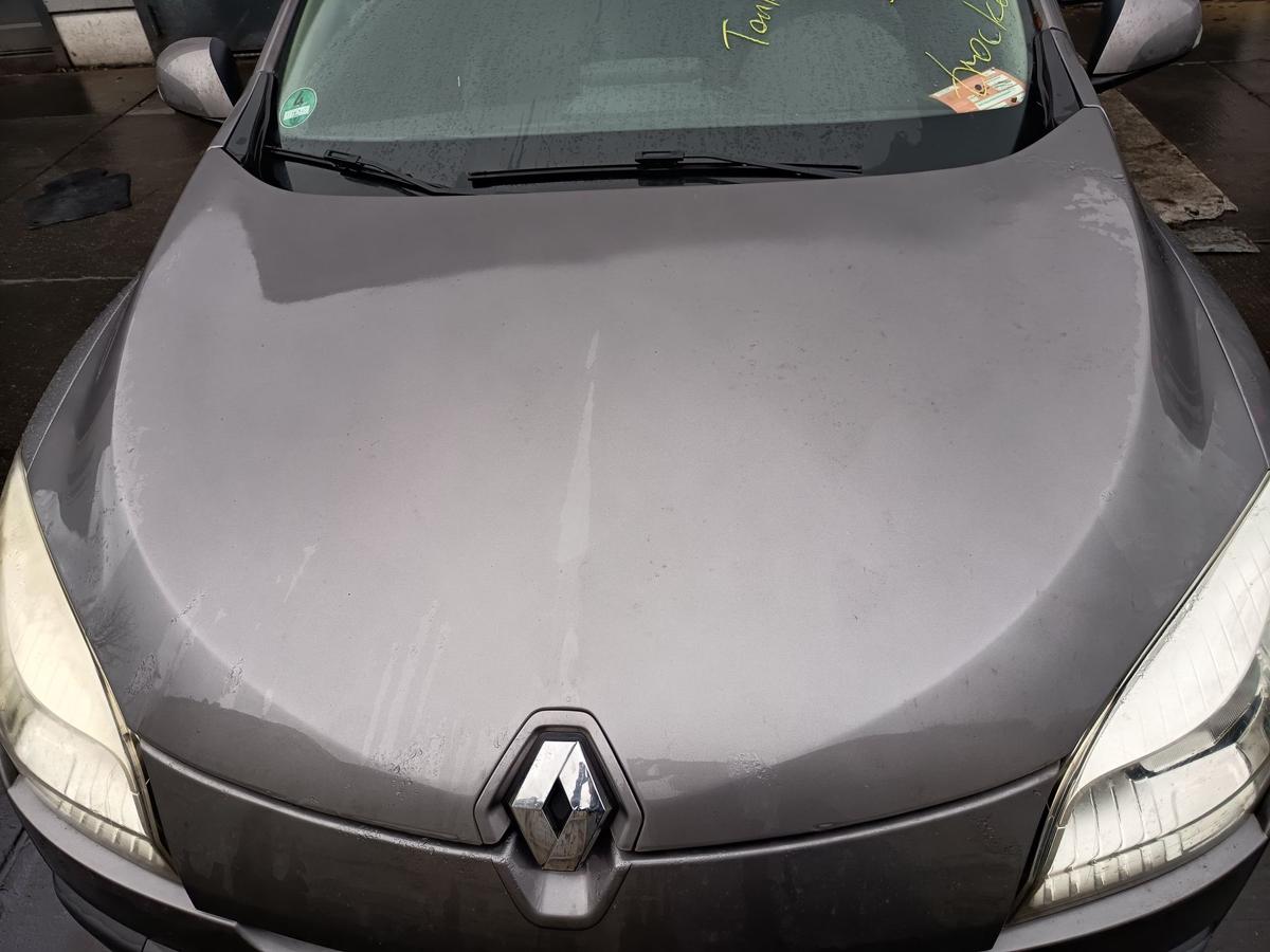 Renault Megane III orig Motorhaube TEKNG Grau vor Facelift Bj 2010
