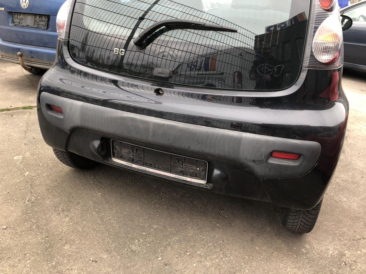 Citroen C1 Typ P Sto&szlig;f&auml;nger hinten Hecksch&uuml;rze Hecksto&szlig;stange EXY Onyx schwarz