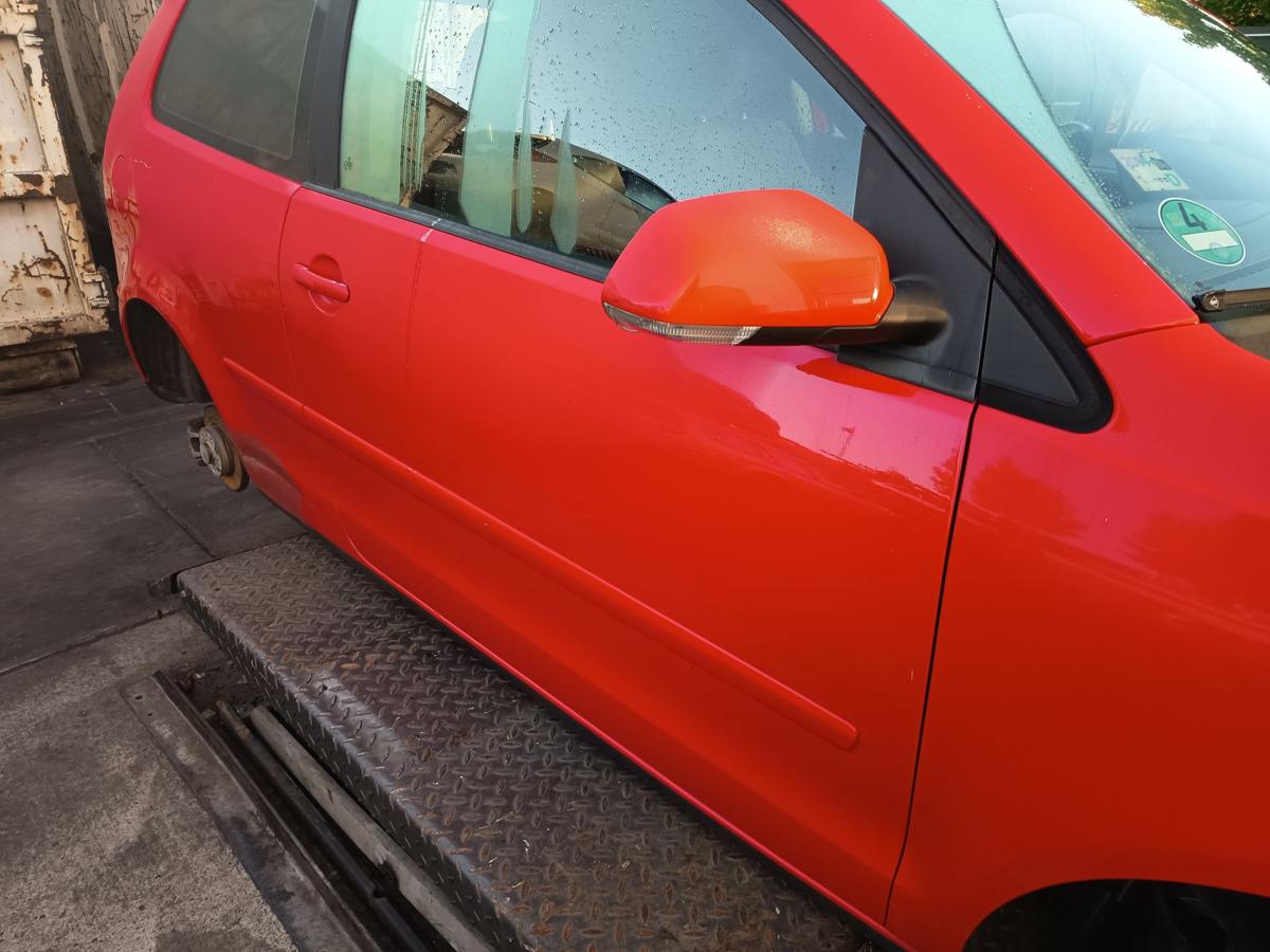 VW Polo 9N3 3türer original Tür rechts Beifahrer P3G Flashrot Bj 2006