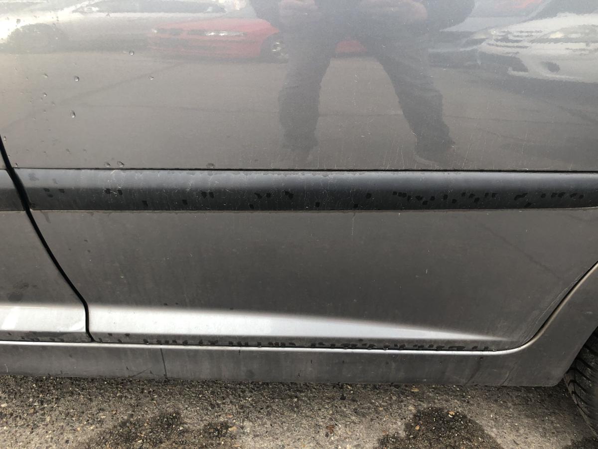 Peugeot 207 SW Typ WE T&uuml;r hinten links Fondt&uuml;r im Rohbau KTH Thorium Grau