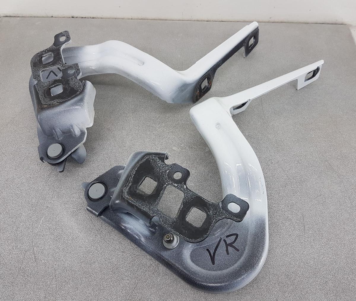 Tesla Model Y Satz Motorhaubenscharniere in PPSW White Water Pearl Bj2022