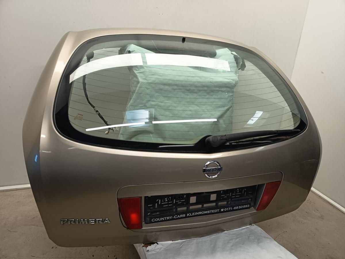 Nissan Primera P12 Kombi original Heckklappe mit Scheibe EY2 Vegasgold Bj 2003