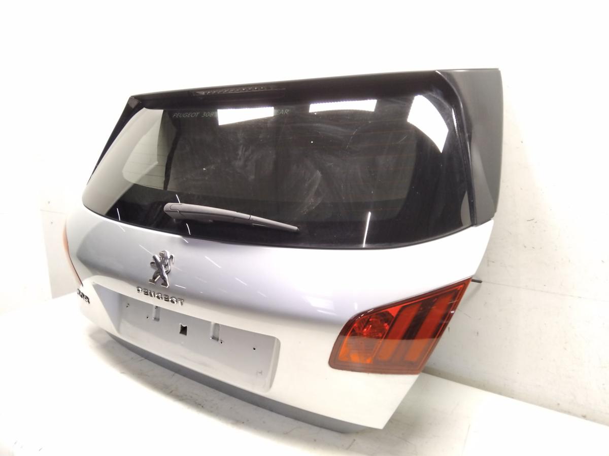 Peugeot 308 II Heckklappe silber mit Heckscheibe und Kamera Bj.2015