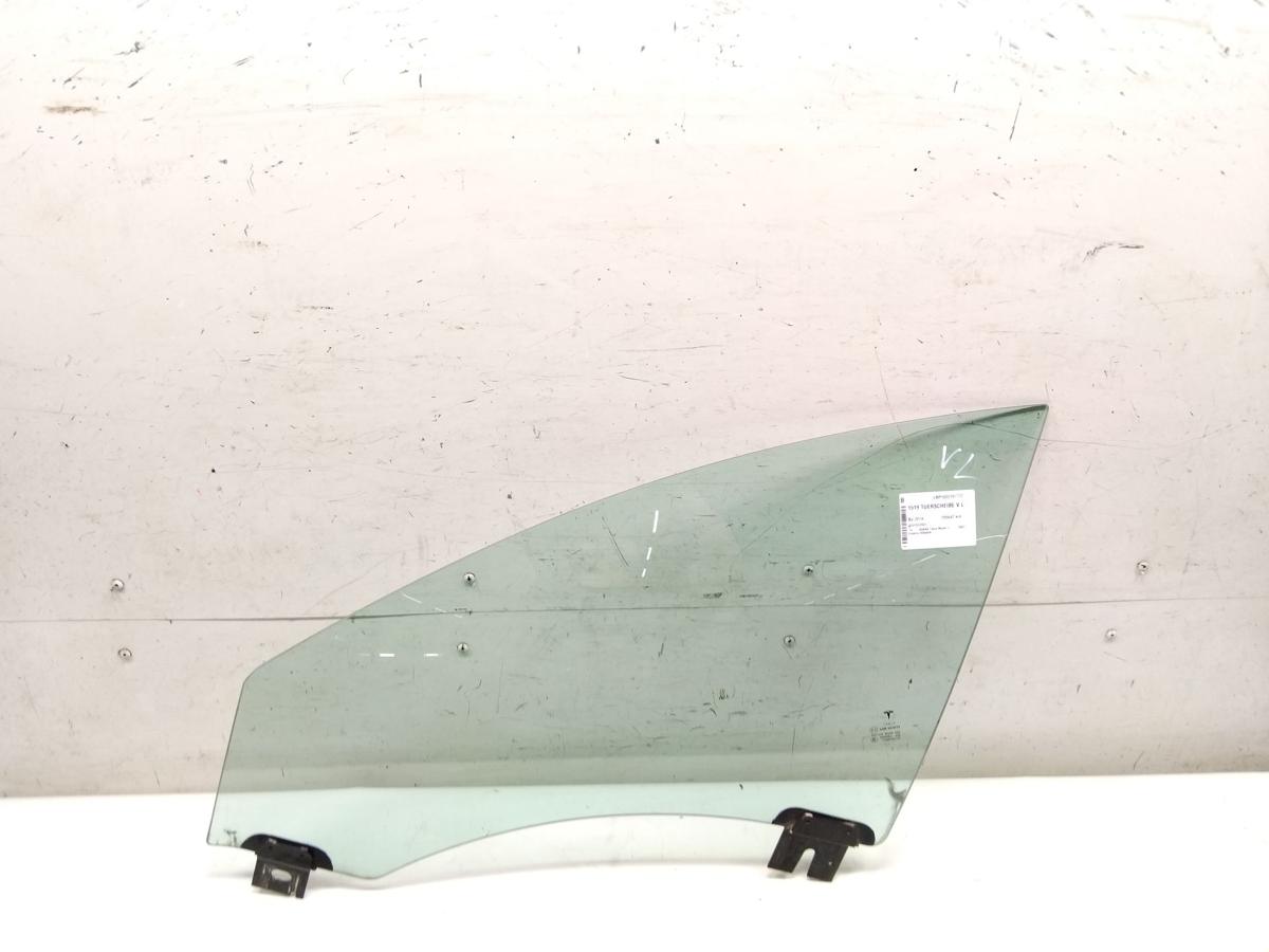 Tesla Model S P85D original T&uuml;rscheibe vorn links gr&uuml;ncolor BJ2014