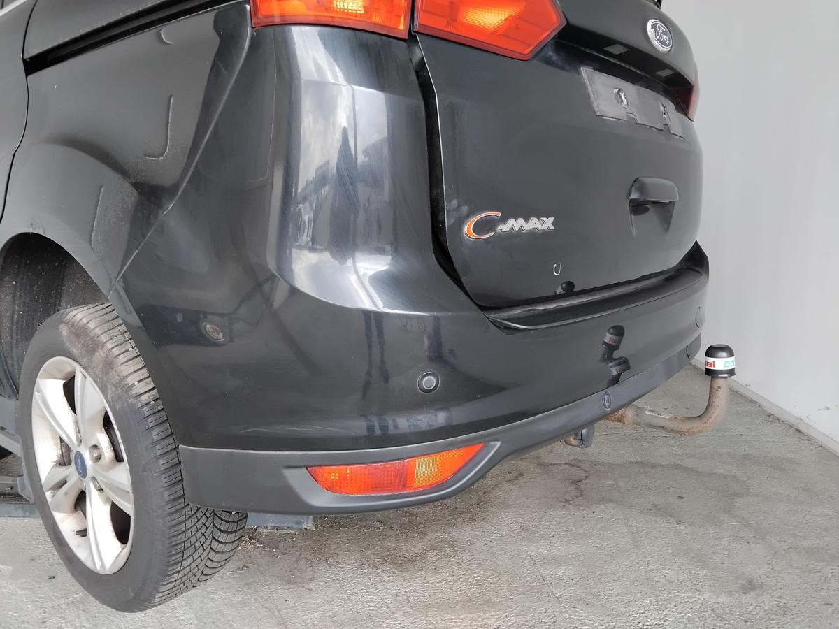 Ford Grand C-Max orig Sto&szlig;f&auml;nger Sto&szlig;stange hinten mit PDC BJ2012 Pantherschwarz
