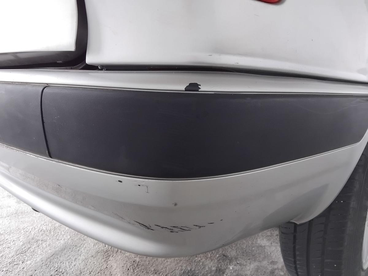 Audi 80 B4 Limousine orig Sto&szlig;stange Sto&szlig;f&auml;nger hinten BJ1992 LY7T Kristallsilber