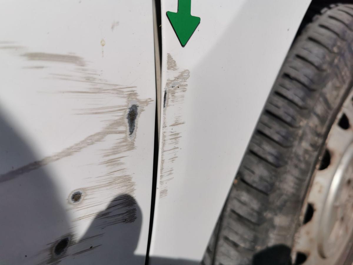 Peugeot Bipper A Kotflügel Fender Seitenwand vorn links EWP WEISS BANQUISE