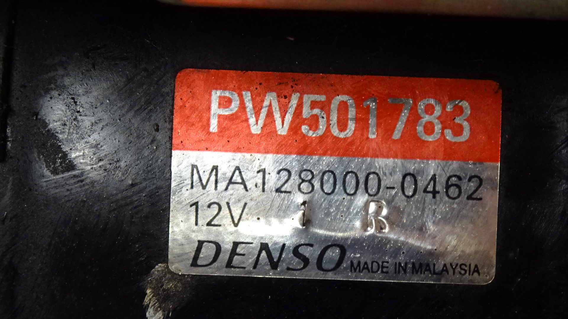 Proton Persona C9 415 GLI BJ 1998 Anlasser 1.2 55kw 4G13 PW501783 Denso MA1280000462