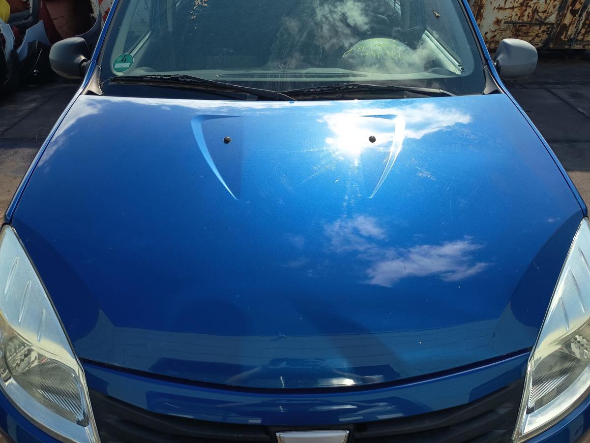 Dacia Sandero 1 BS original Motorhaube Klappe Deckel vorn Front TERNA Blue Bj 09