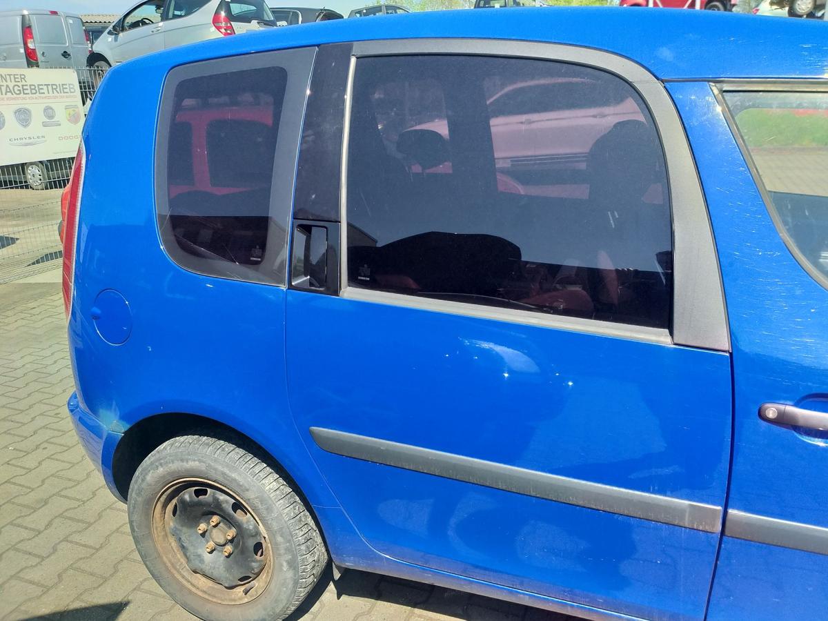 Skoda Roomster original Tür hinten rechts LF5K Dynamicblau Bj.2007