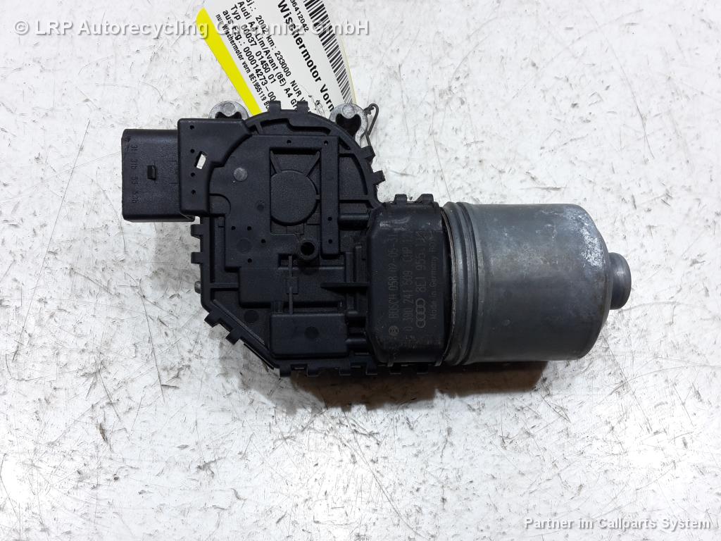 Audi A4 8E B6 BJ 2002 Wischermotor vorn Scheibenwischer 8E1955119 0390241509