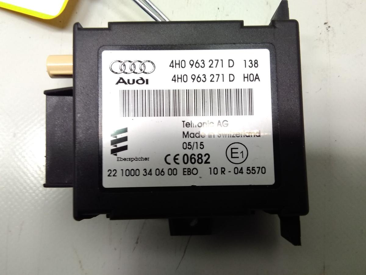 Audi A8 D4 4H orig Steuerger&auml;t Standheizung Ebersb&auml;cher 4H0963271D BJ2015 Diesel
