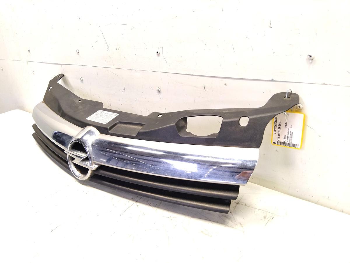 Opel Astra H original K&uuml;hlergrill mit Chromblende und Emblem Bj.2006