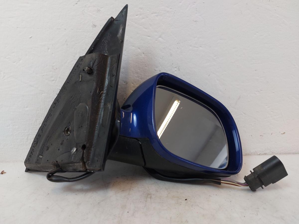 VW Lupo 6X Außenspiegel rechts Seitenspiegel elektrisch LC5J Laserblaumet