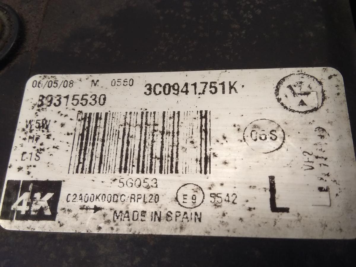 VW Passat 3C B6 original Bi Xenon Scheinwerfer links Valeo BJ2008