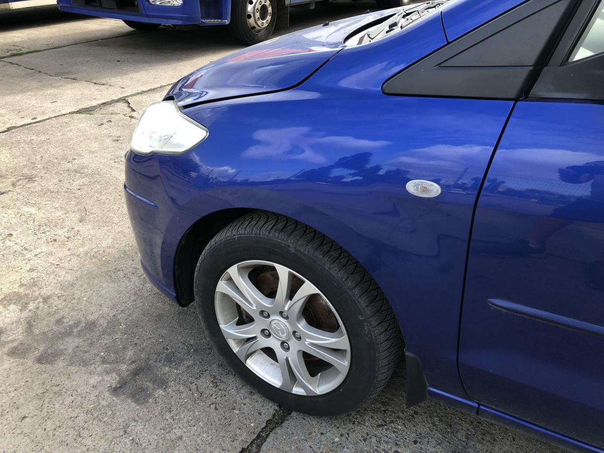 Mazda 5 CR ab 2008 Kotfl&uuml;gel vorn links Fahrerseite 34J Aurora Blue